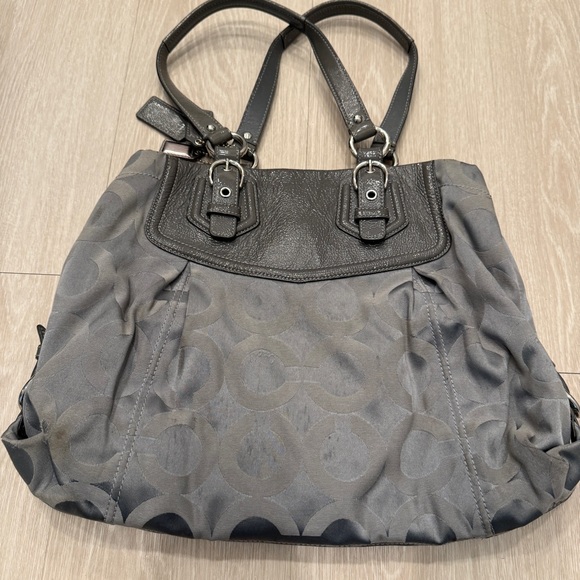 Coach Signature Madison Satchel Bag - Picture 8 of 10